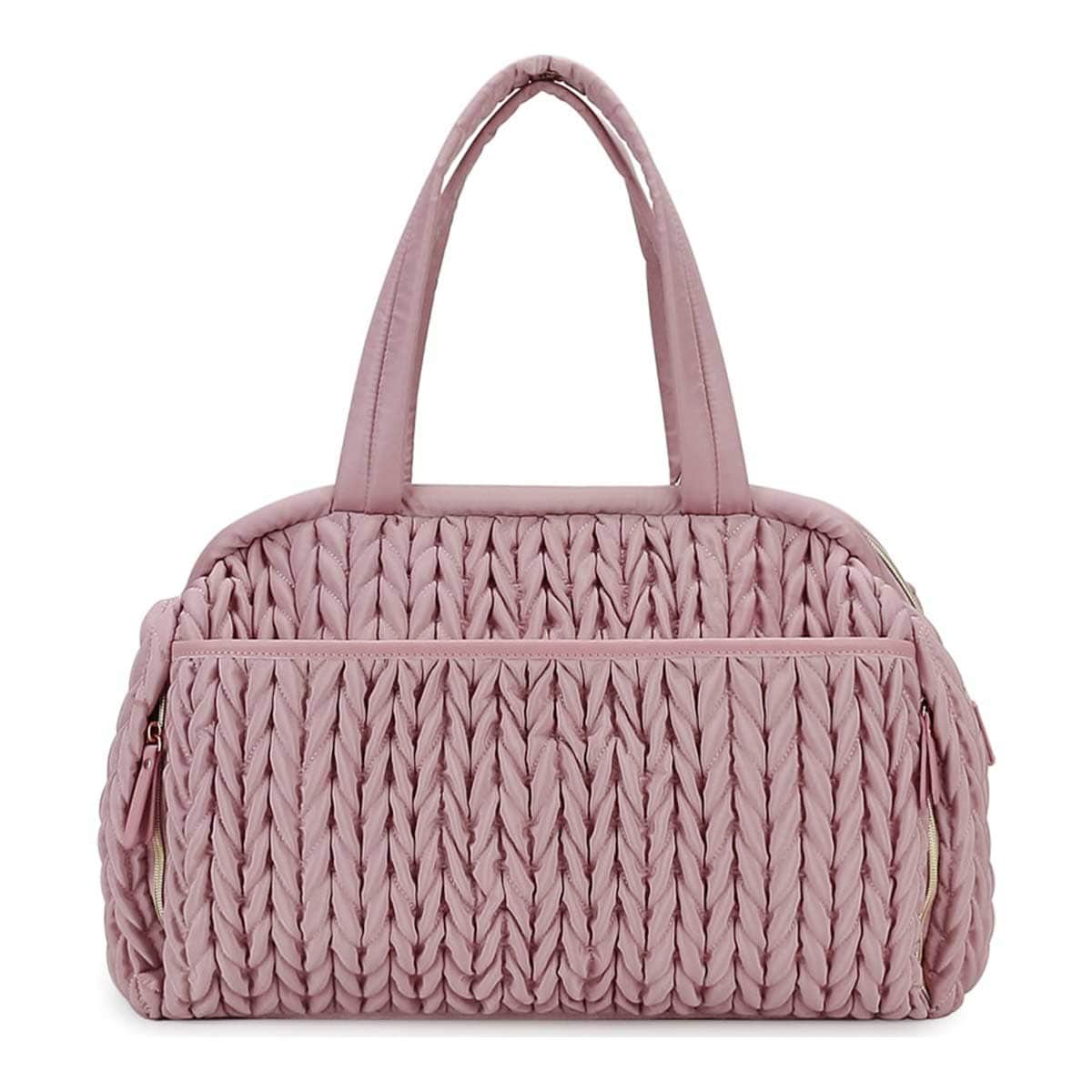 Little Story Pink Elva Diaper Bag with Stroller Straps