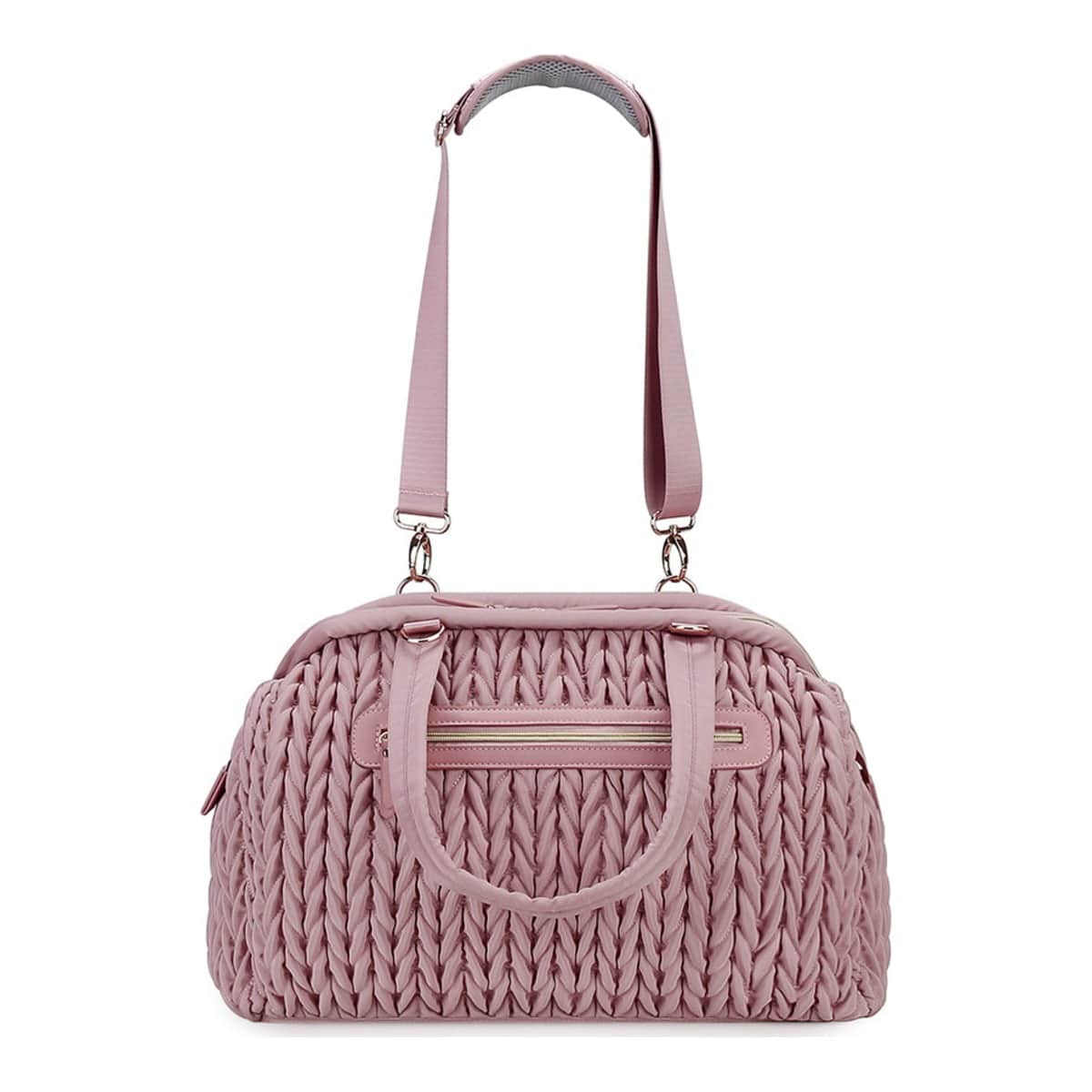 Little Story Pink Elva Diaper Bag with Stroller Straps