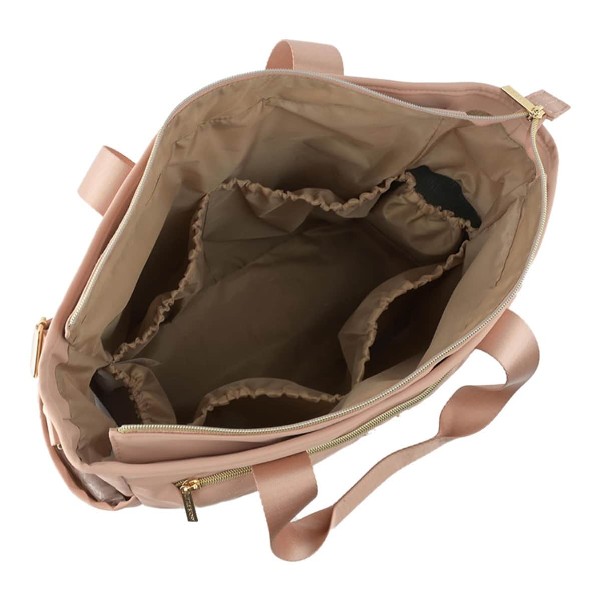Little Story Pink Quilted Mommy Diaper Bag with Changing Mat