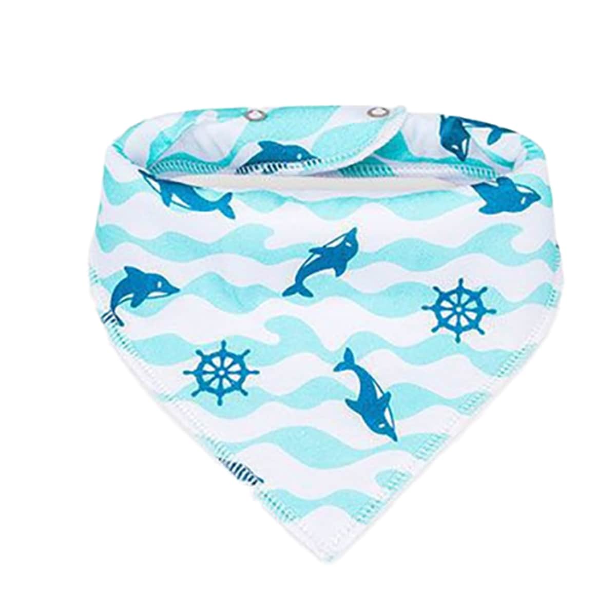 Little Story Pirates Bandana Drool Bibs Toddler, 0-2 Years, Pack of 4