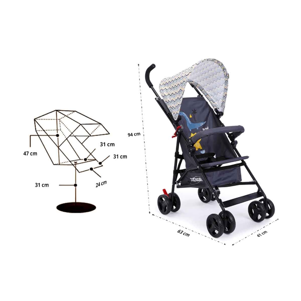 Little Story Playard, Stroller & Diaper Bag Set Toddler, 0-2 Years