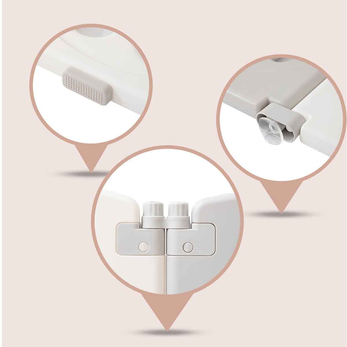 Little Story Space Grey Playpen with Basketball Hoop