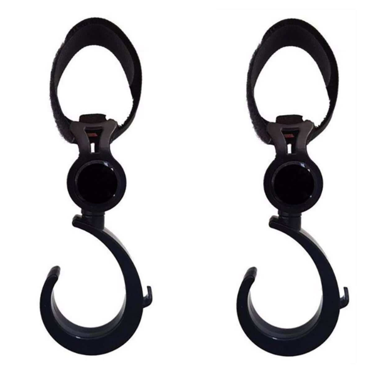 Little Story Rotating Compatible Stroller Hooks Toddler, 0-2 Years, Pack of 2