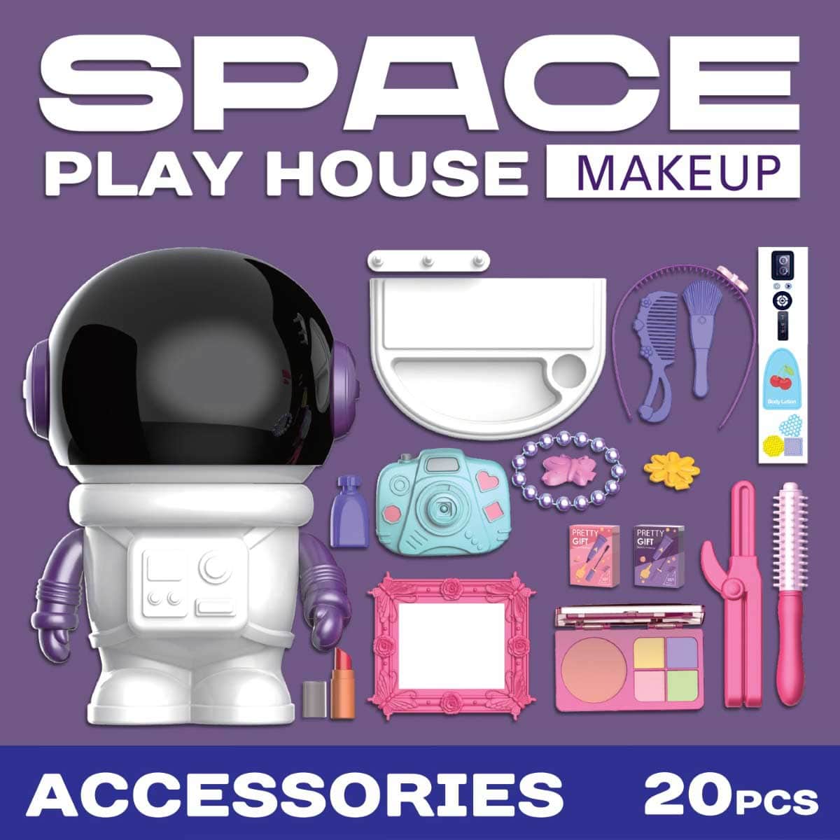 Little Story Space Play House Makeup Playset Unisex, 3-4 Years