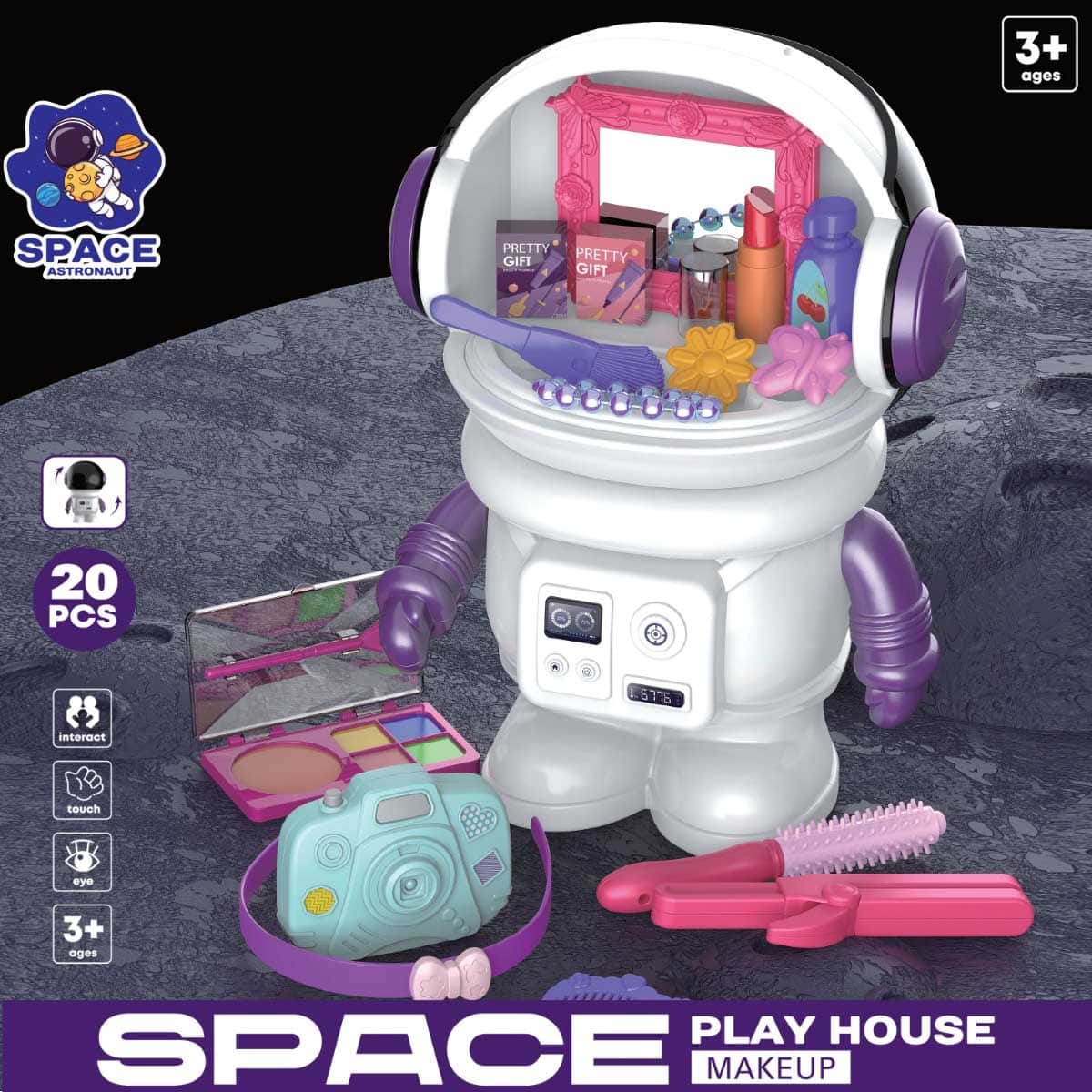 Little Story Space Play House Makeup Playset Unisex, 3-4 Years