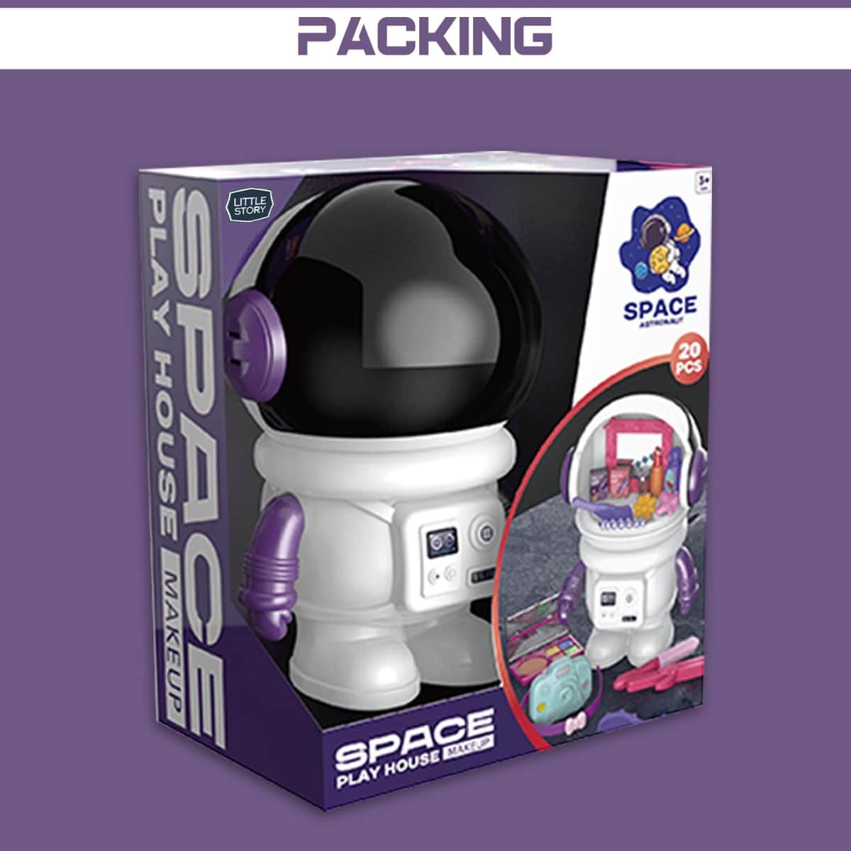 Little Story Space Play House Makeup Playset Unisex, 3-4 Years