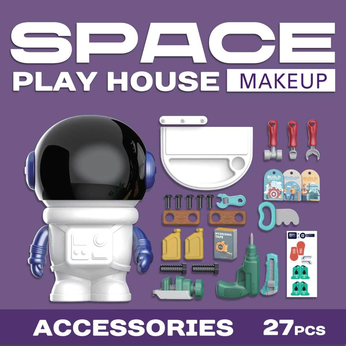 Little Story Space Play House Tool Table Playset Unisex, 3-4 Years