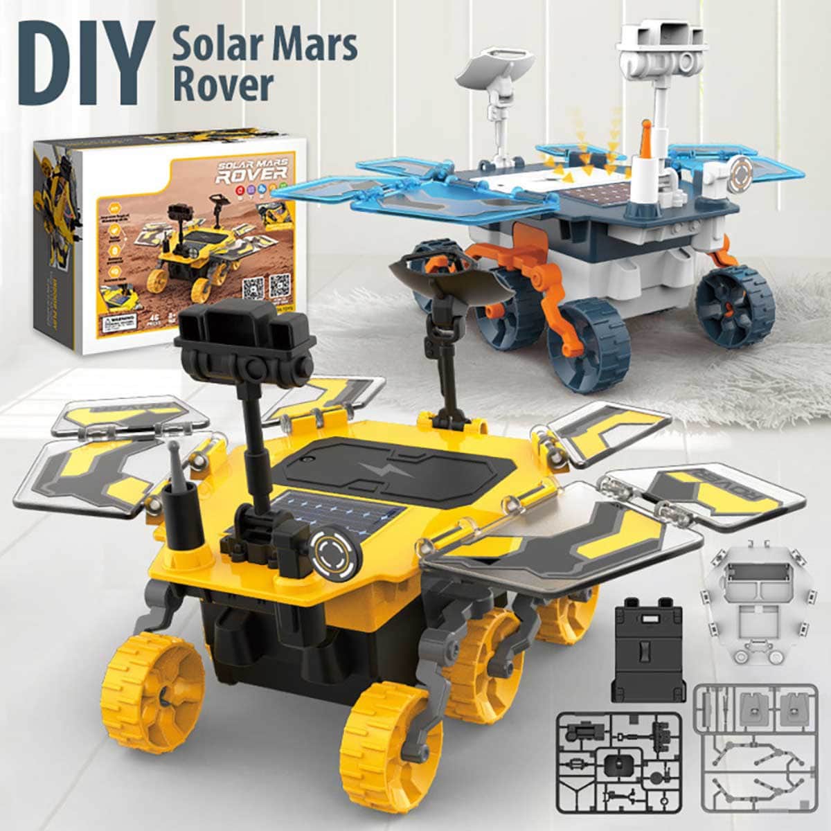 Little Story STEM DIY Solar Mars Exploration Rover Unisex, 8-10 Years