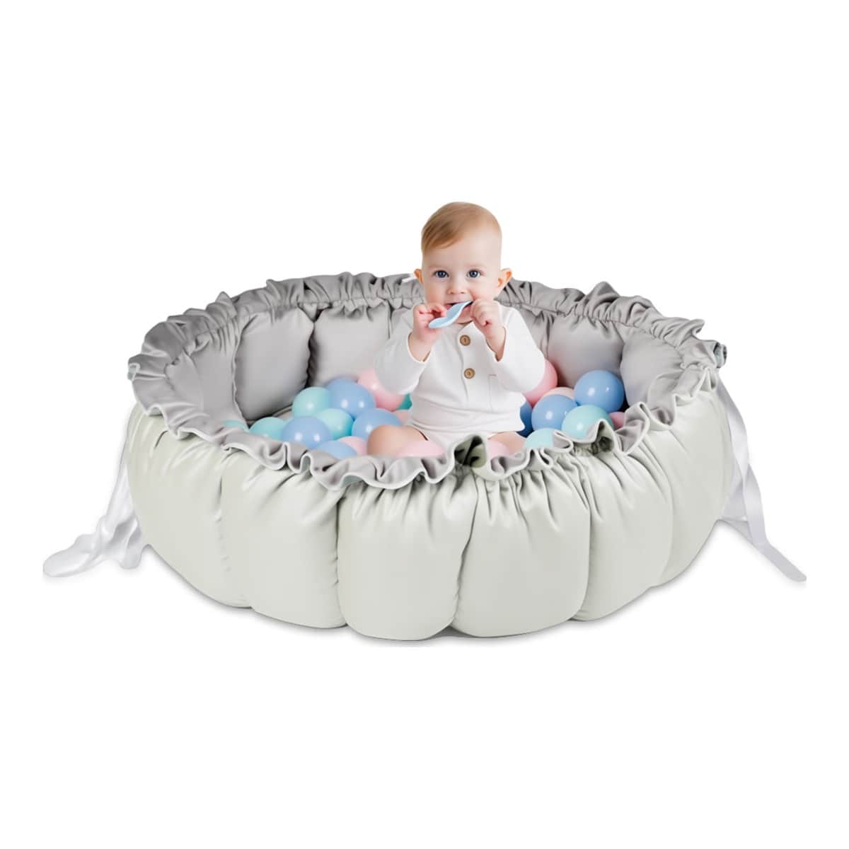 Little Story White 5-in-1 Baby Play Mat