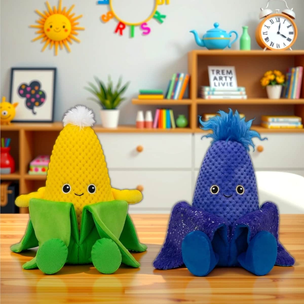 Living on the Veg 14″ Assorted Cornies Plush Toy Unisex, 3-4 Years