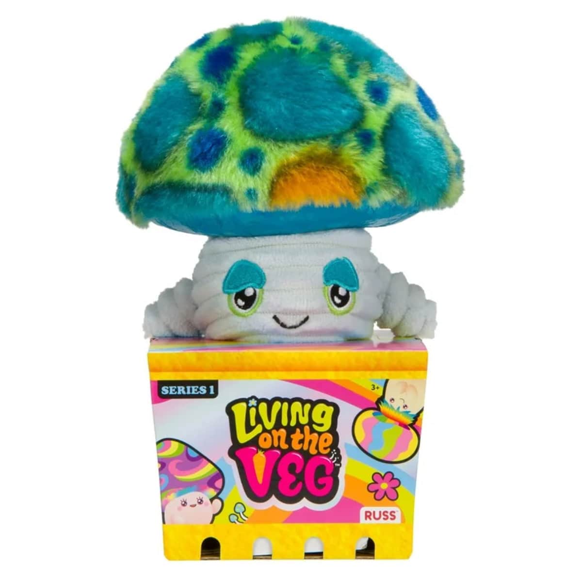 Living on the Veg 6" Soft Plush Doll Unisex, 3-4 Years