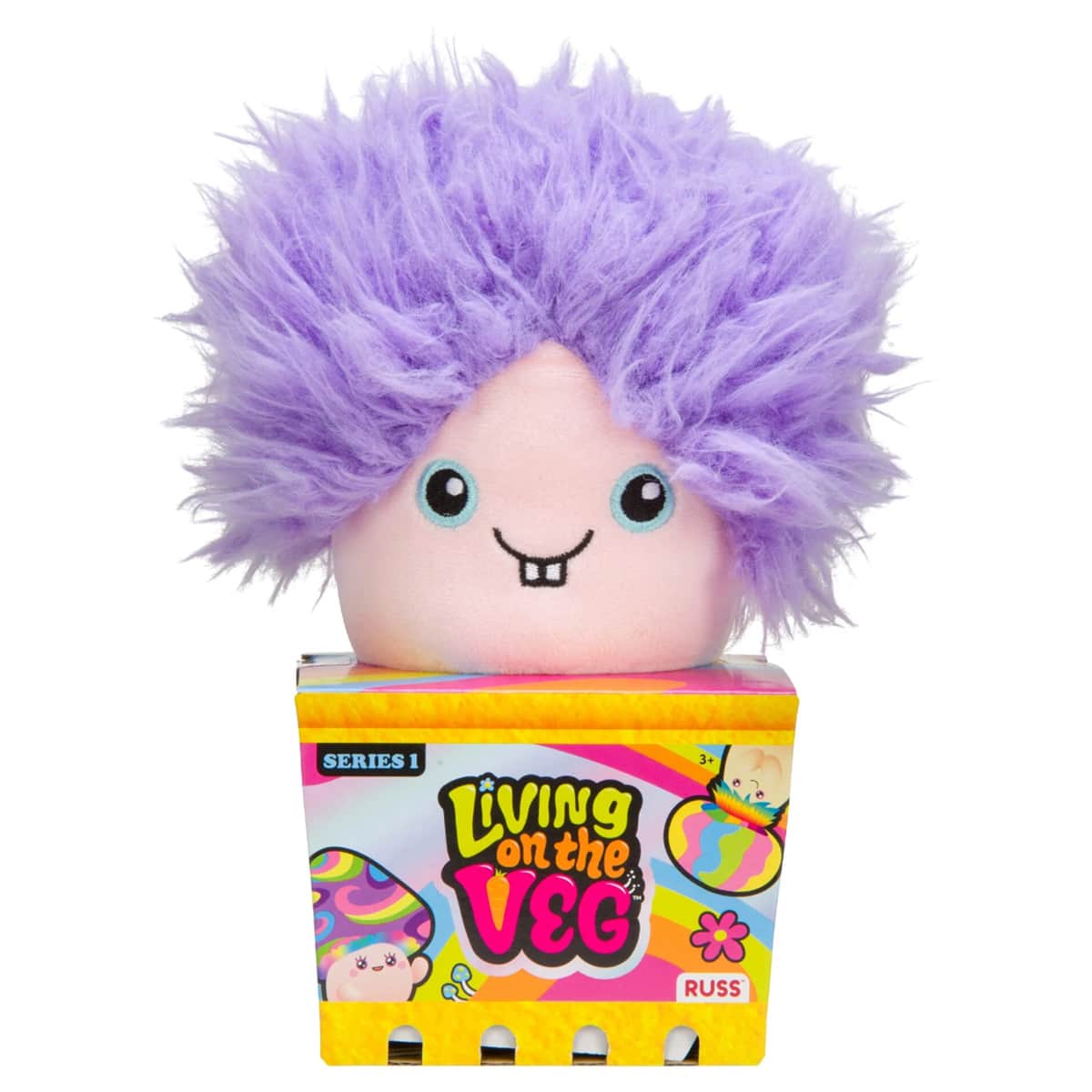 Living on the Veg 6" Soft Plush Doll Unisex, 3-4 Years