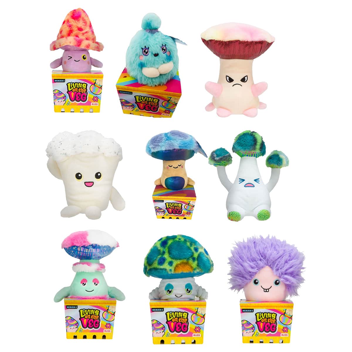 Living on the Veg 6" Soft Plush Doll Unisex, 3-4 Years