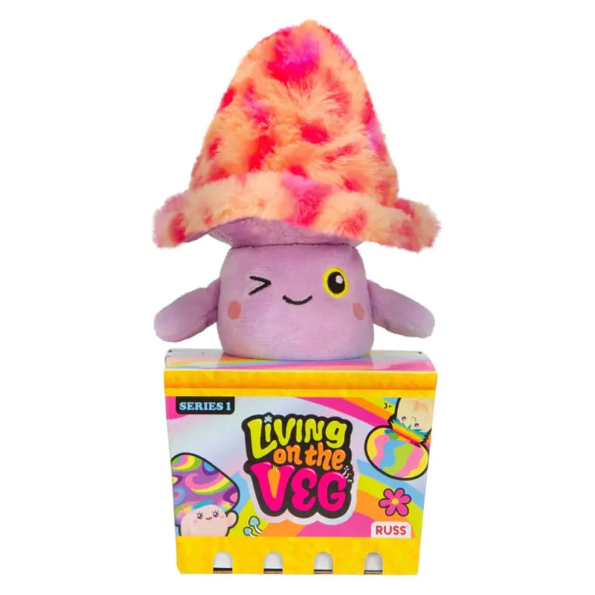 Living on the Veg 6" Soft Plush Doll Unisex, 3-4 Years