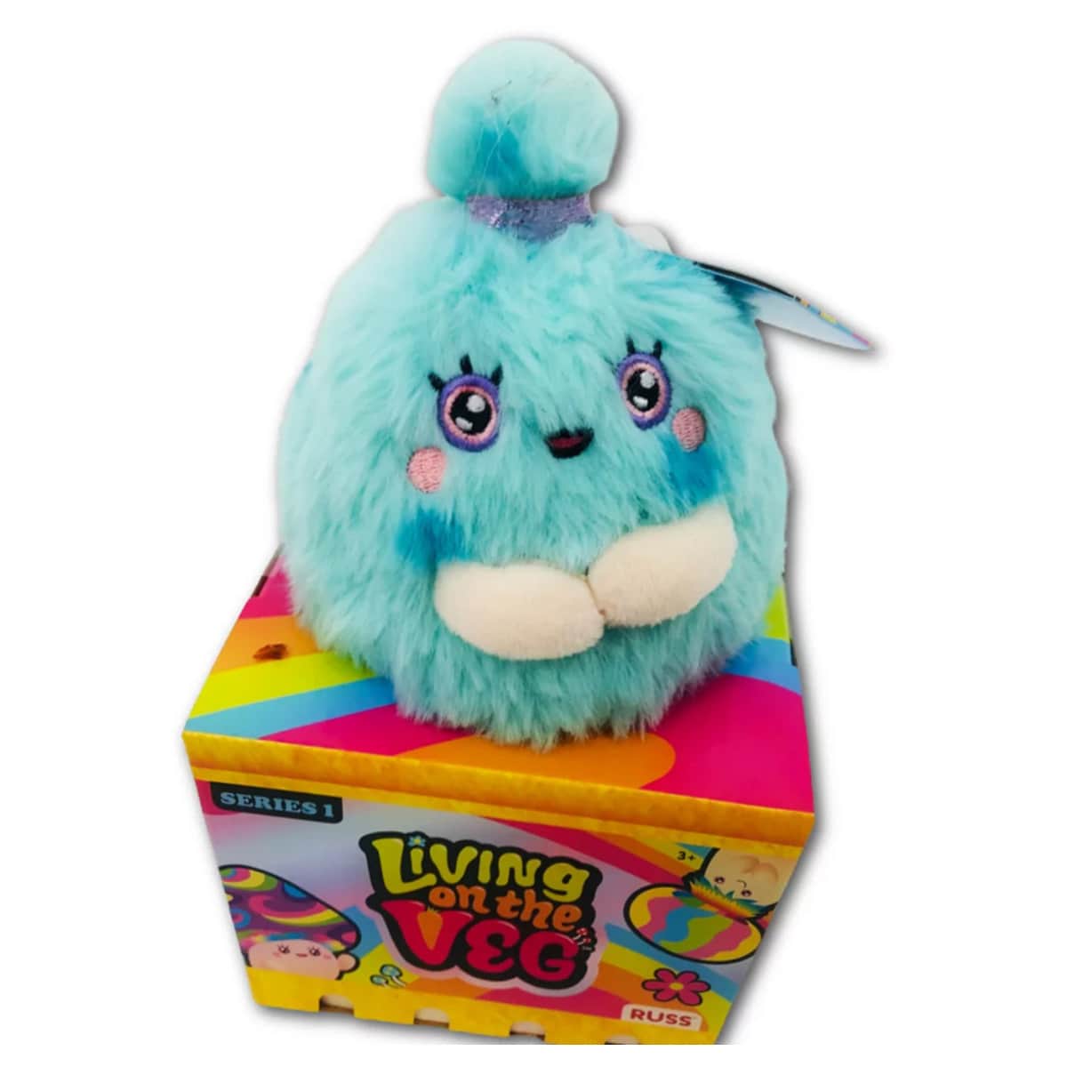 Living on the Veg 6" Soft Plush Doll Unisex, 3-4 Years