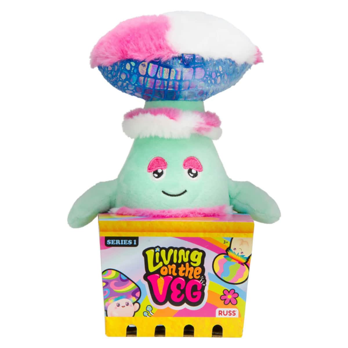 Living on the Veg 6" Soft Plush Doll Unisex, 3-4 Years