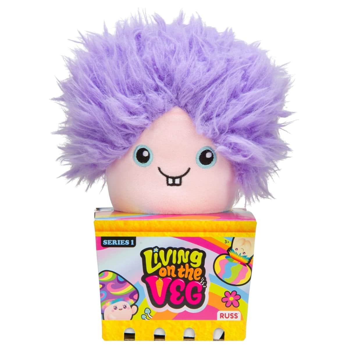 Living on the Veg 6″ T.J. and Romy Plush Toy Unisex, 3-4 Years, Pack of 2