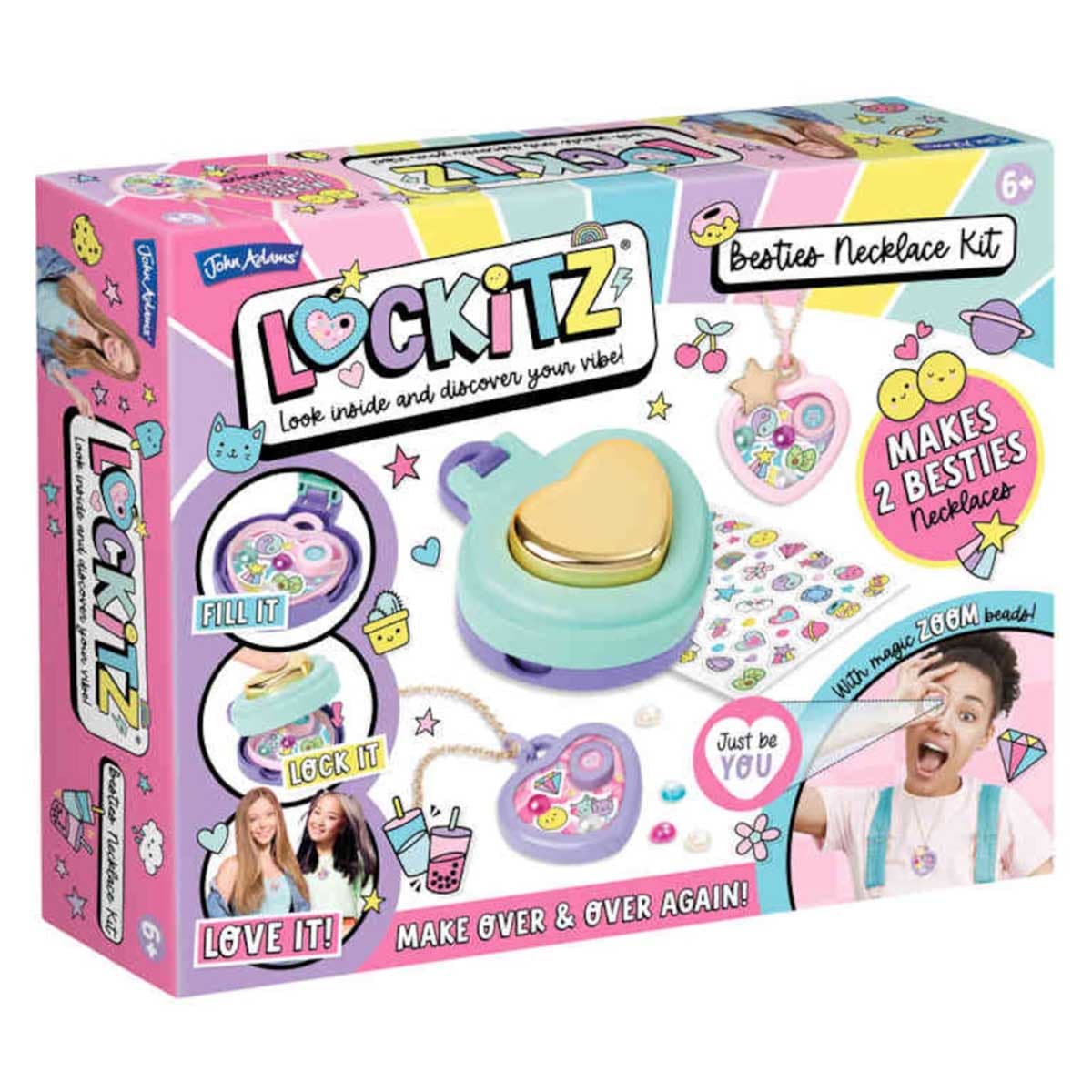 Lockitz Besties Necklace Kit Girls, 6-8 Years