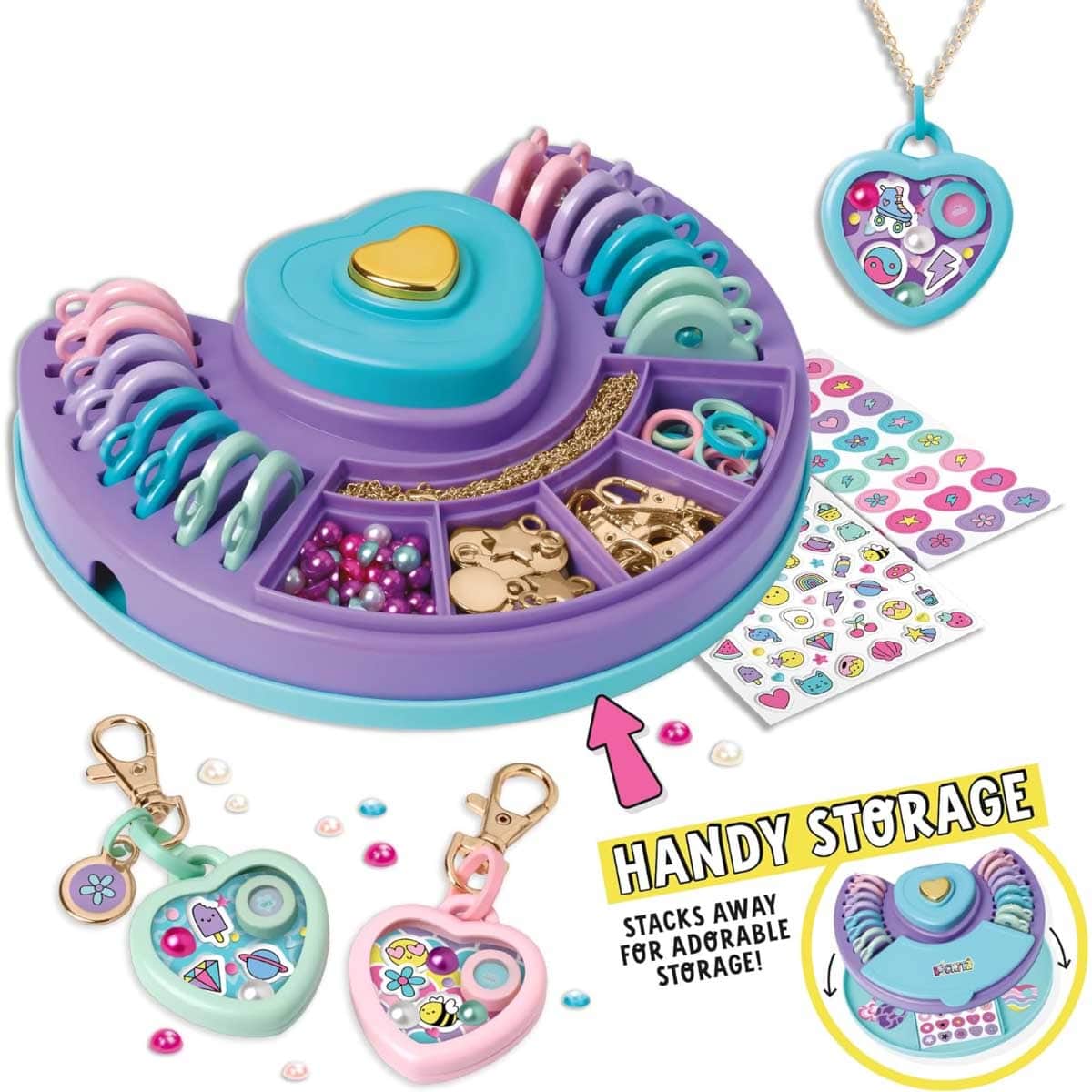 Lockitz Luxury Studio Jewellery Making Kit Girls, 6-8 Years