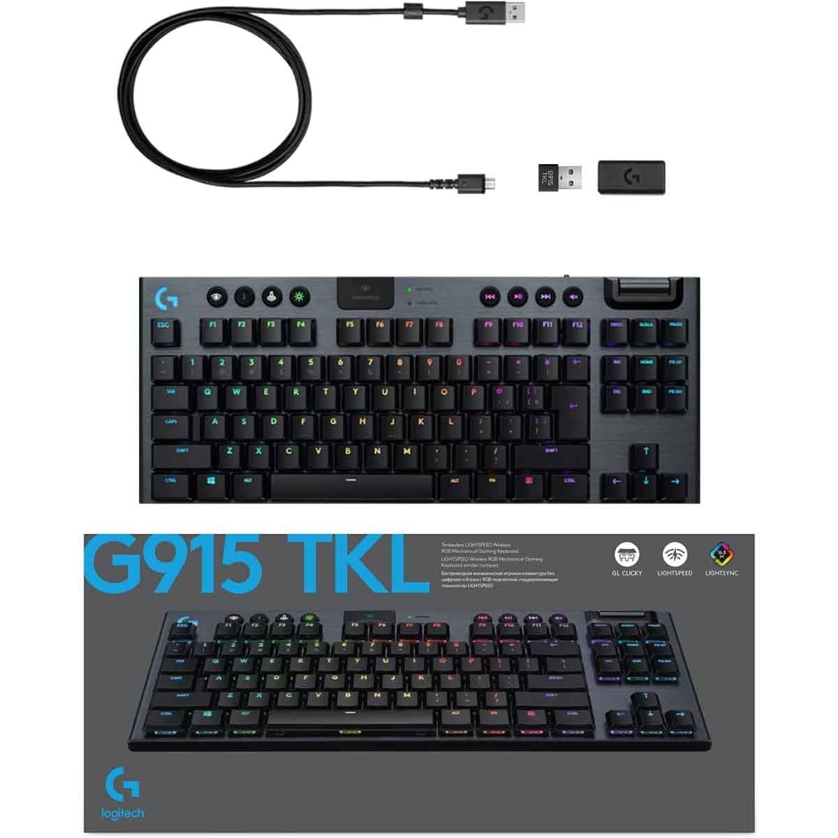 Logitech G915 Wireless Tactile Wireless Gaming Keyboard