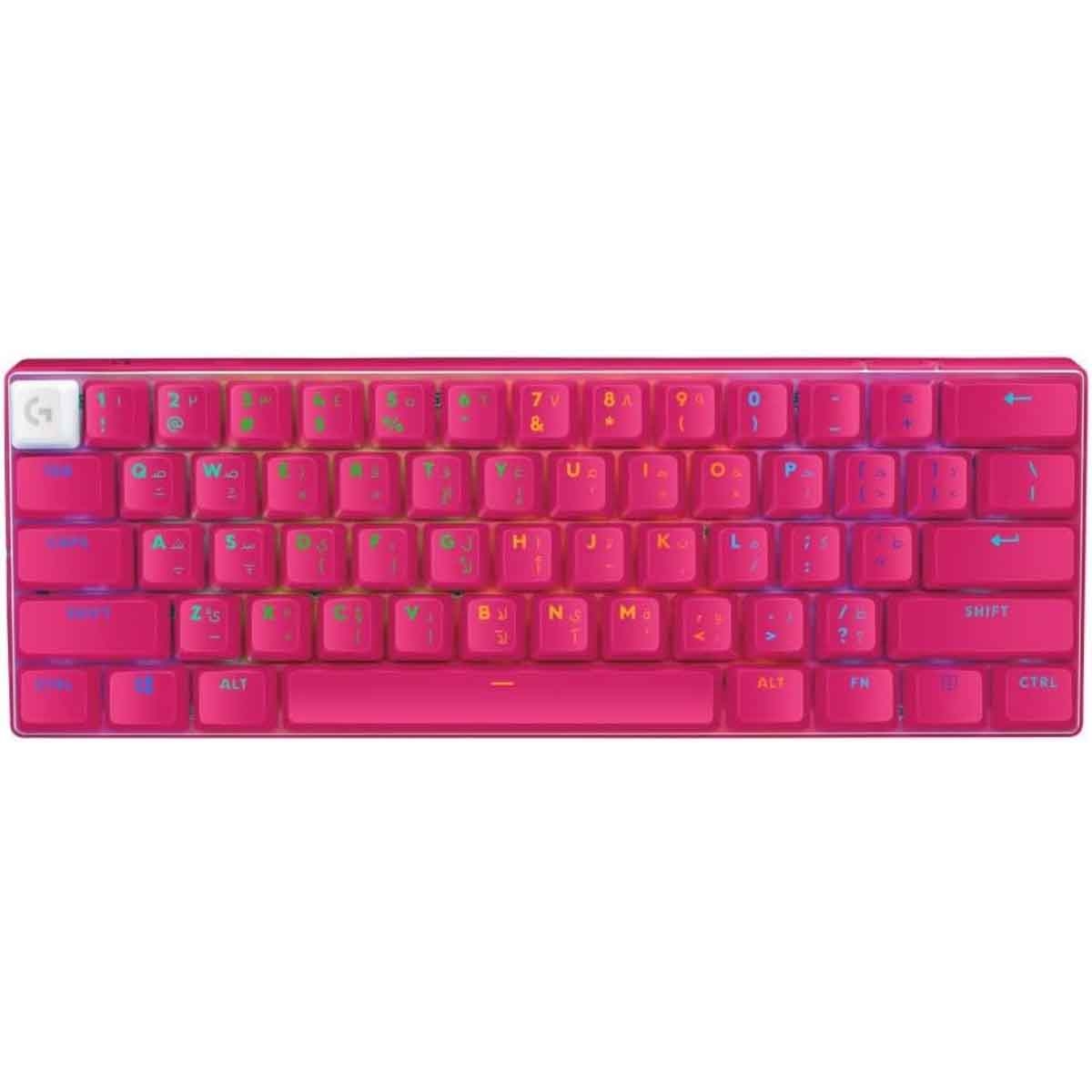 Logitech Magenta G Pro X 60 Wireless Gaming Keyboard