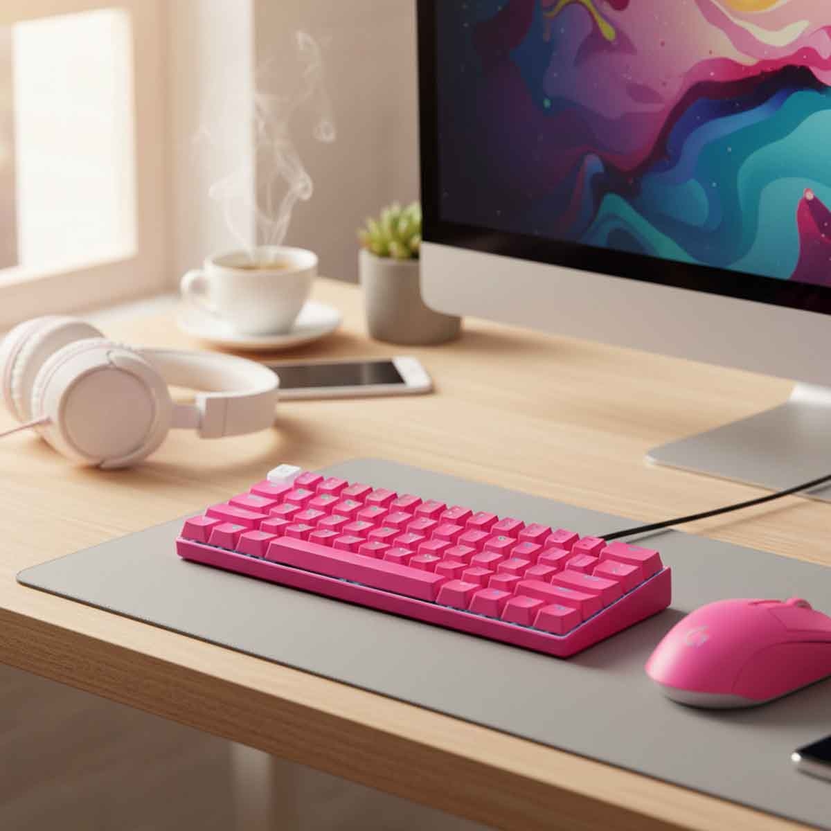 Logitech Magenta G Pro X 60 Wireless Gaming Keyboard