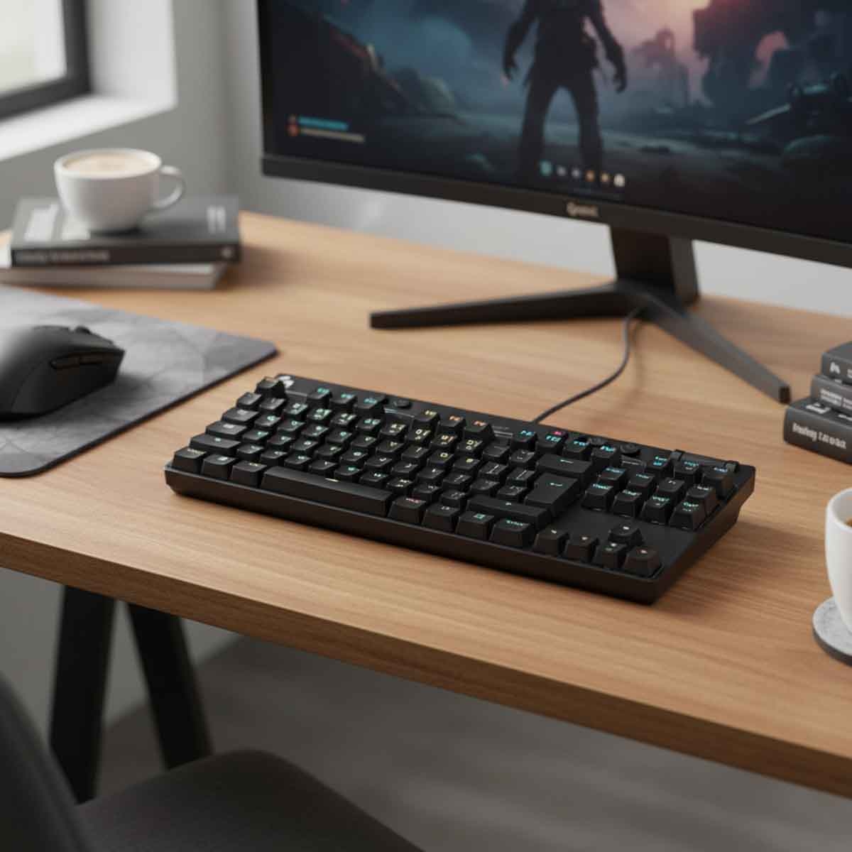 لوجيتك لوحة مفاتيح ألعاب سلكية جي برو إكس تي كيه إل سريعة الاستجابة