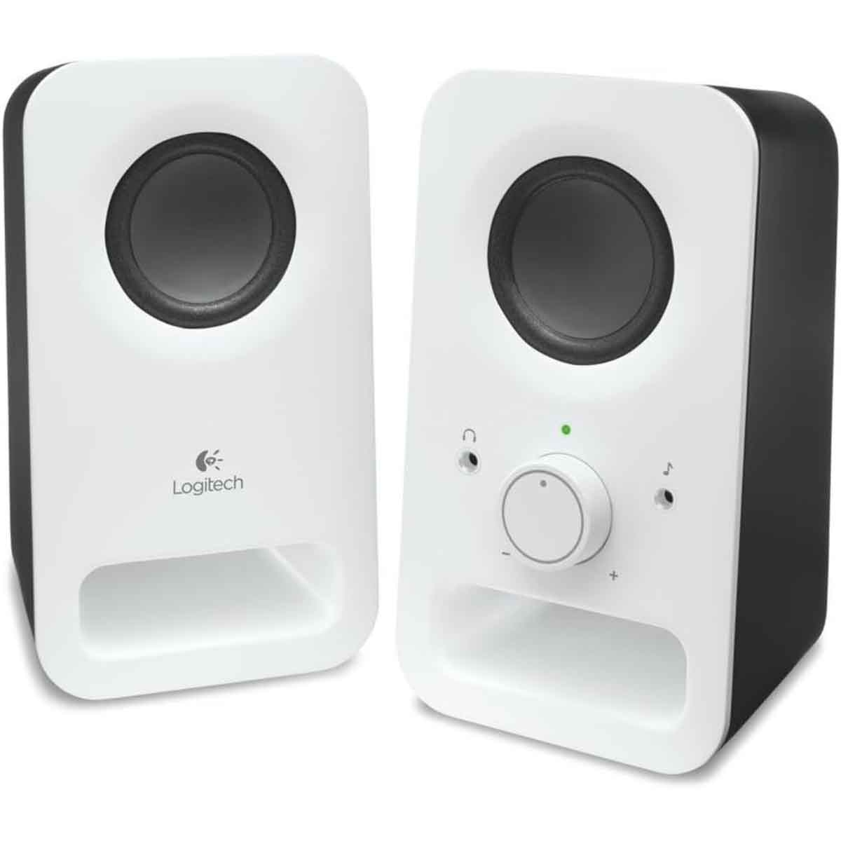 Logitech Snow White Z150 Compact Multimedia Stereo Speakers