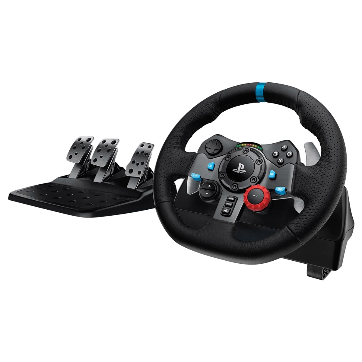 Logitech Driving Force Racing Wheel with Pedals and Gear Shifter Bundle for PlayStation 5/4/3