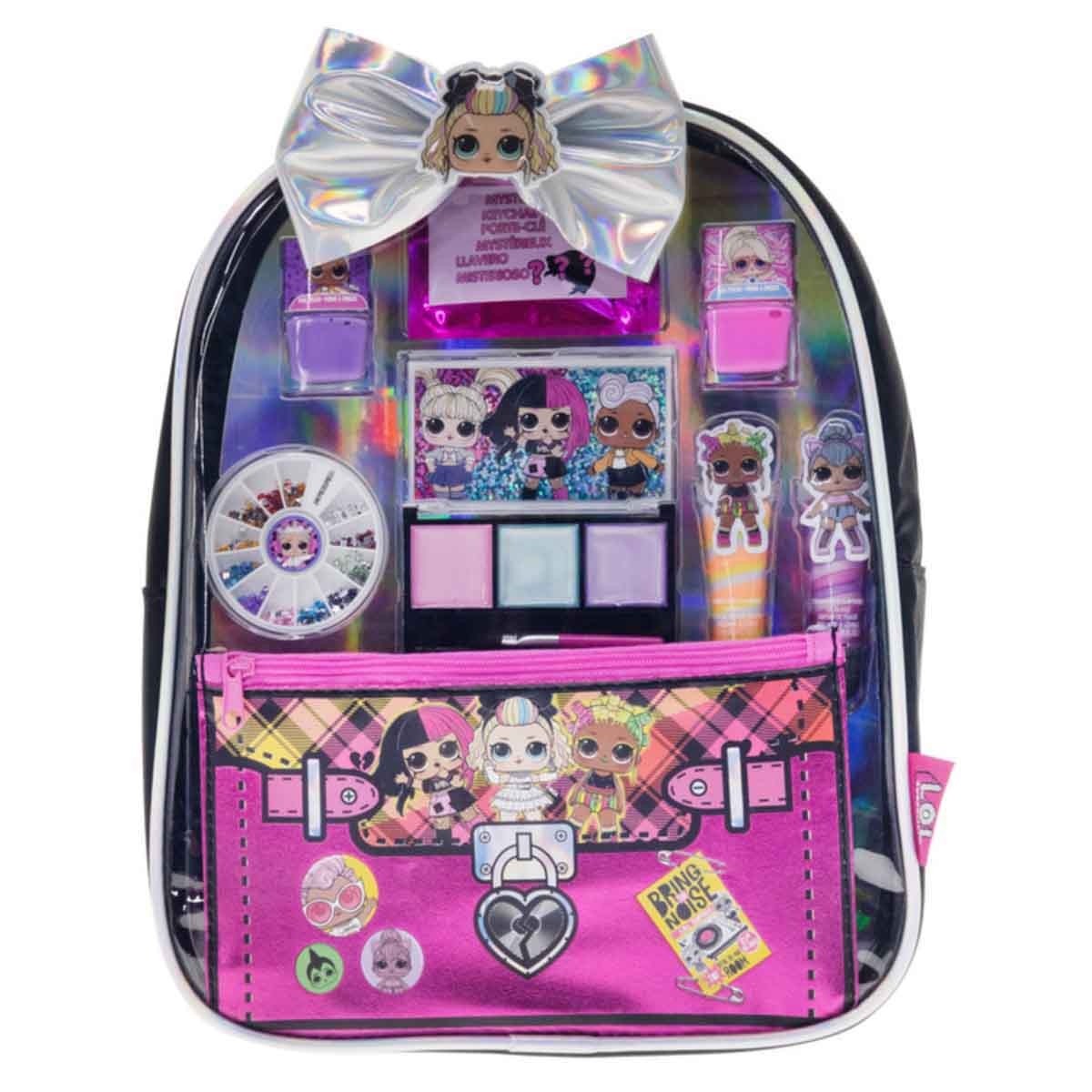 إل أو إل سربرايز مجموعة حقيبة هدايا تجميل للبنات، من عمر 5-7 سنوات