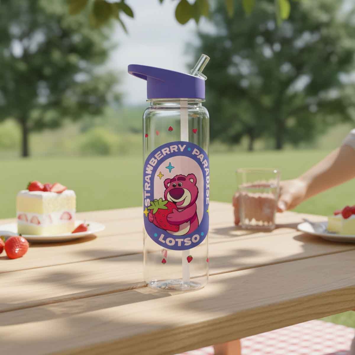 Pyramid Lotso Strawberry Paradise Plastic Drinks Bottle