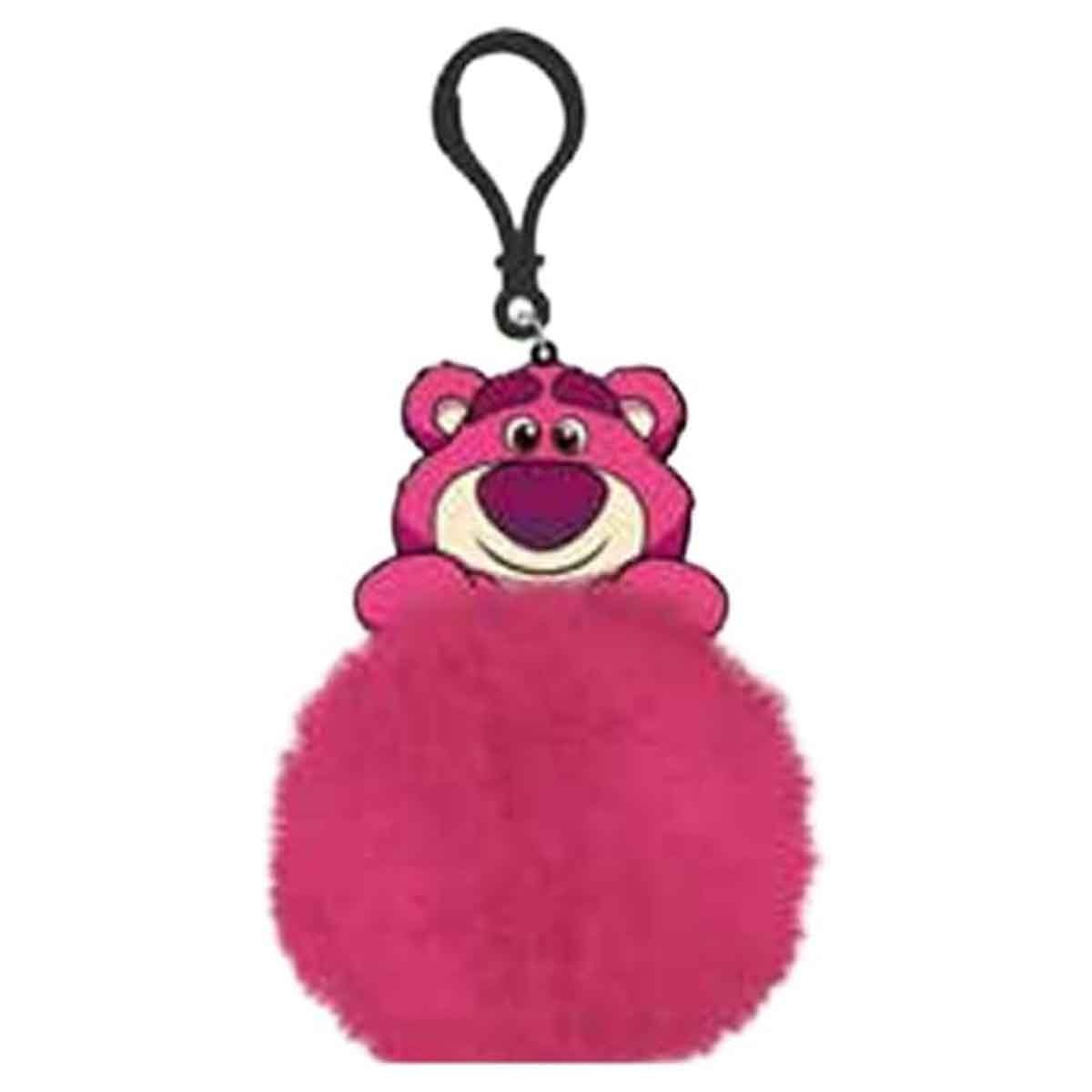 Pyramid Lotso Strawberry Paradise Pom Pom Keychain