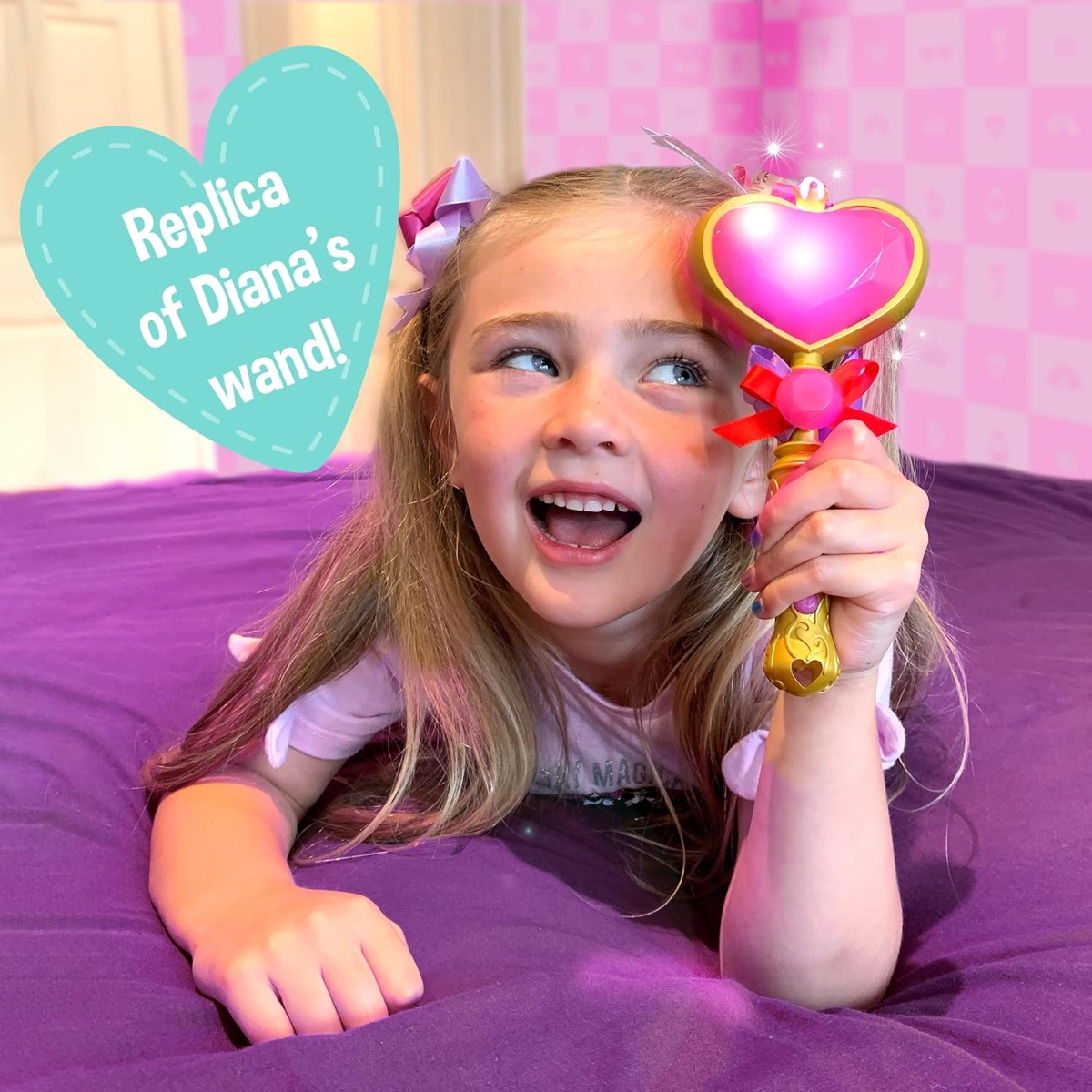 Love,Diana Magic Bubble Light Painting Wand Girls, 3-4 Years