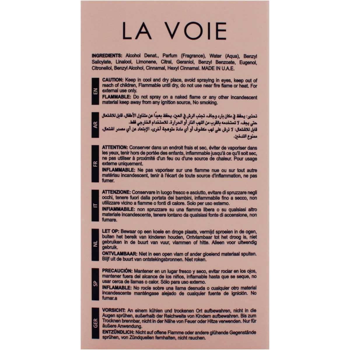 Maison Alhambra La Voie Eau De Parfum for Women