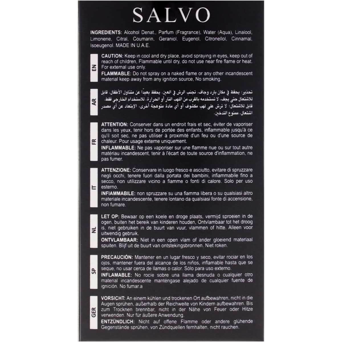 Maison Alhambra Salvo Elixir Eau De Parfum for Men