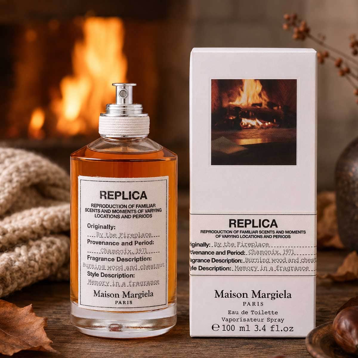 Maison Margiela Replica By The Fireplace Eau De Toilette 100 ml for Men