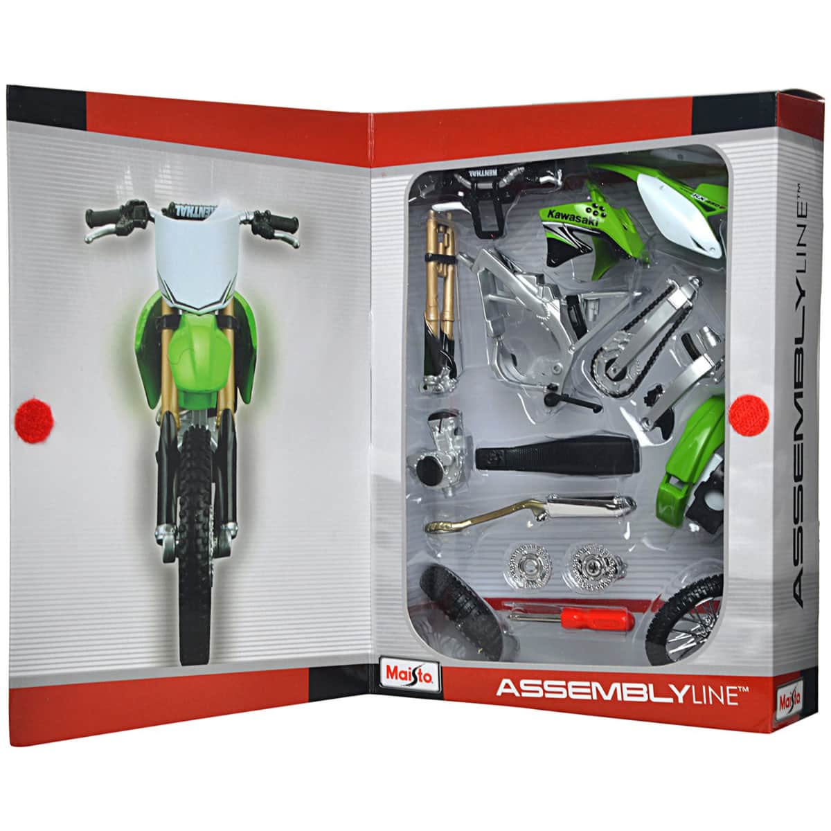 Maisto 1:12 Scale Assembly Line Assorted Diecast Motorcycle Model Kit Boys, 8-10 Years