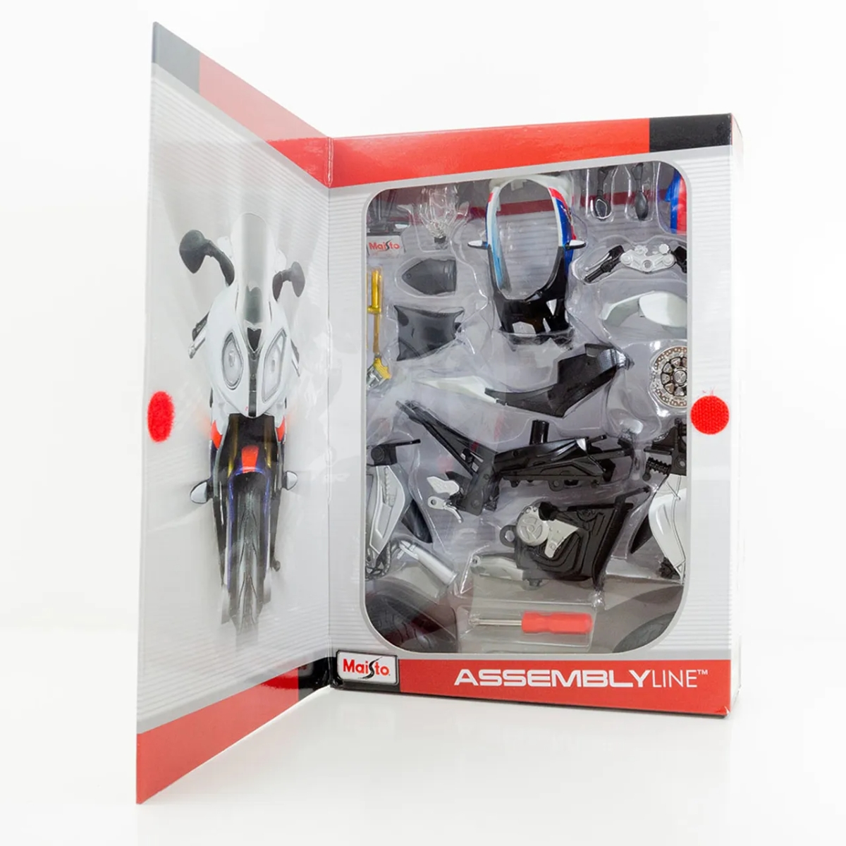 مايستو مجموعة تجميع دراجة مجسمة معدنية متنوعة بمقياس 1:12 للأولاد، 8-10 سنوات