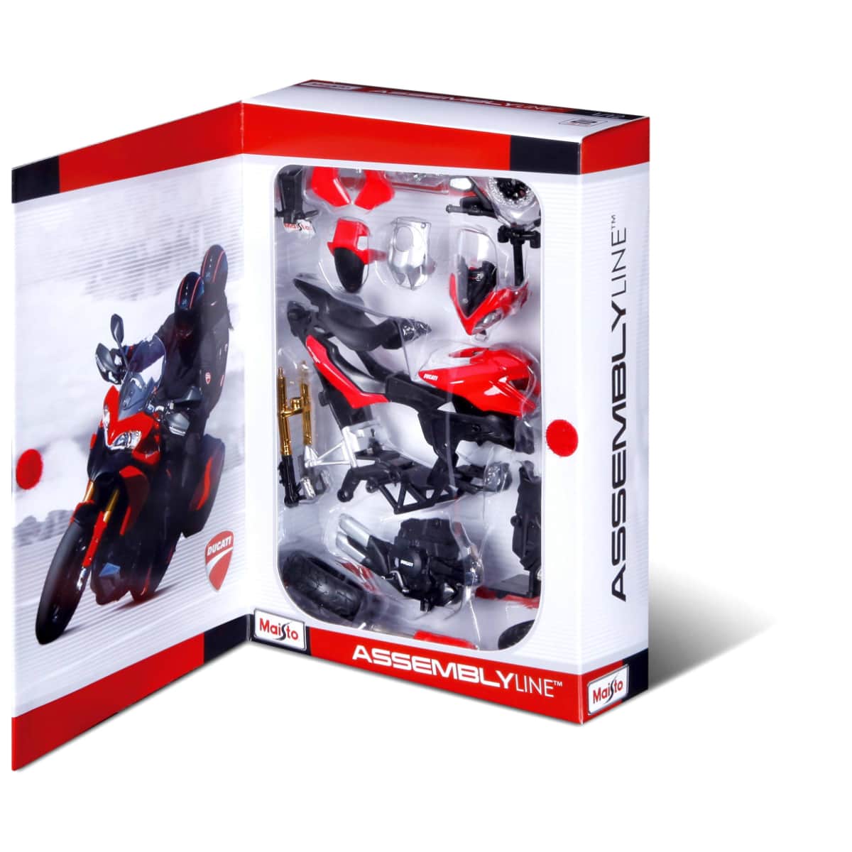 Maisto 1:12 Scale Assembly Line Assorted Diecast Motorcycle Model Kit Boys, 8-10 Years