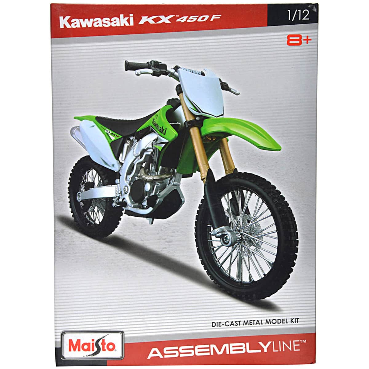 Maisto 1:12 Scale Assembly Line Assorted Diecast Motorcycle Model Kit Boys, 8-10 Years