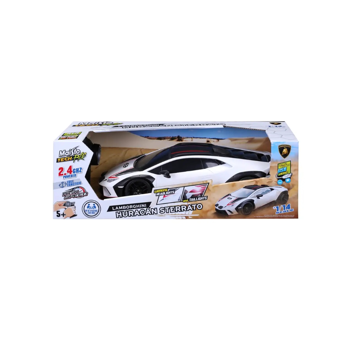 Maisto 1:14 Scale 2.4GHz Lamborghini Huracan Sterrato RC Car Boys, 5-7 Years