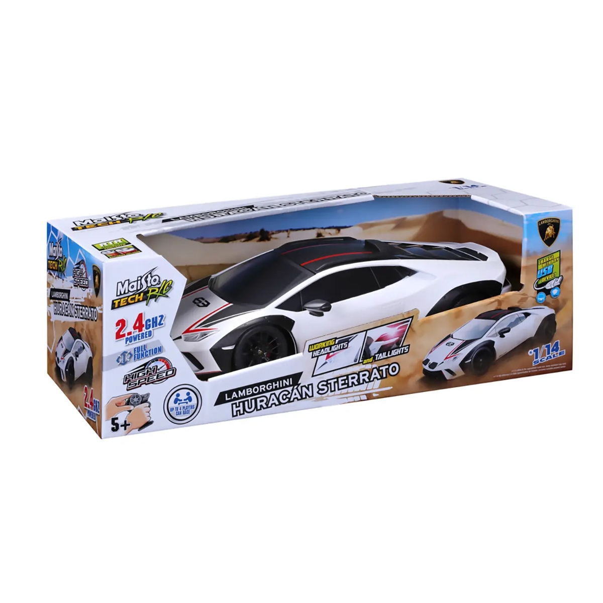 Maisto 1:14 Scale 2.4GHz Lamborghini Huracan Sterrato RC Car Boys, 5-7 Years