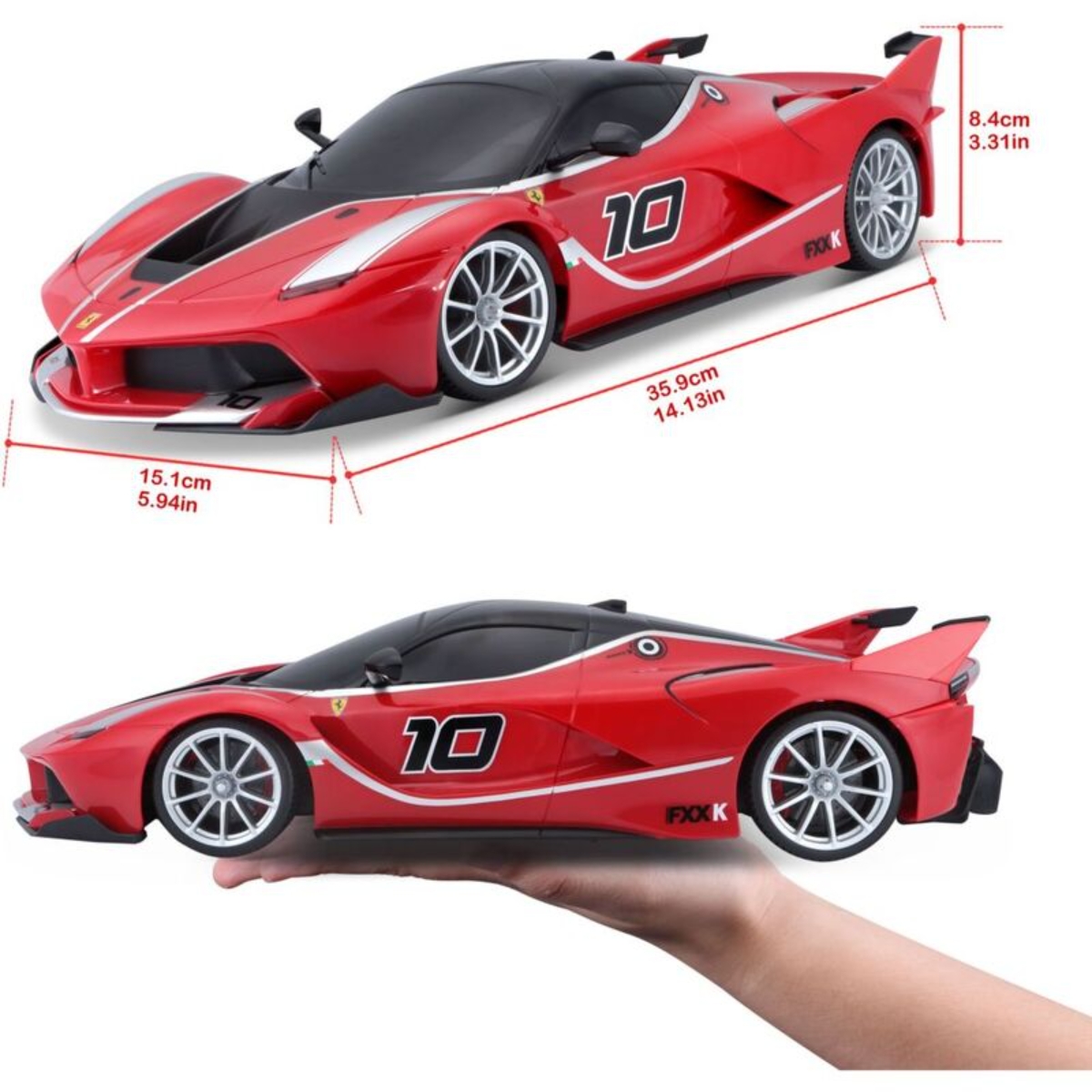 Maisto 1:14 Scale Street Series Ferrari Fxx K Remote Control Diecast Car Unisex, 3-4 Years