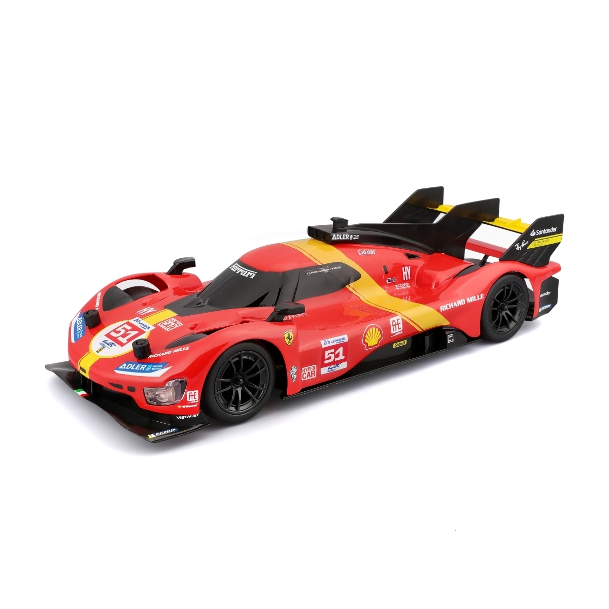 Maisto 1:16 Ferrari 499p Lmh 2023 24h Le Mans Champion Remote Control Diecast Car Unisex, 5-7 Years