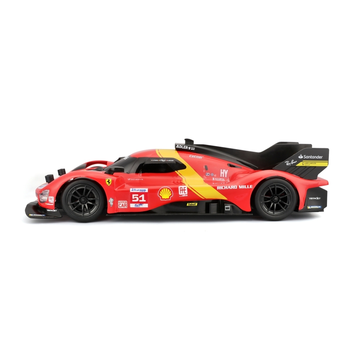 Maisto 1:16 Ferrari 499p Lmh 2023 24h Le Mans Champion Remote Control Diecast Car Unisex, 5-7 Years