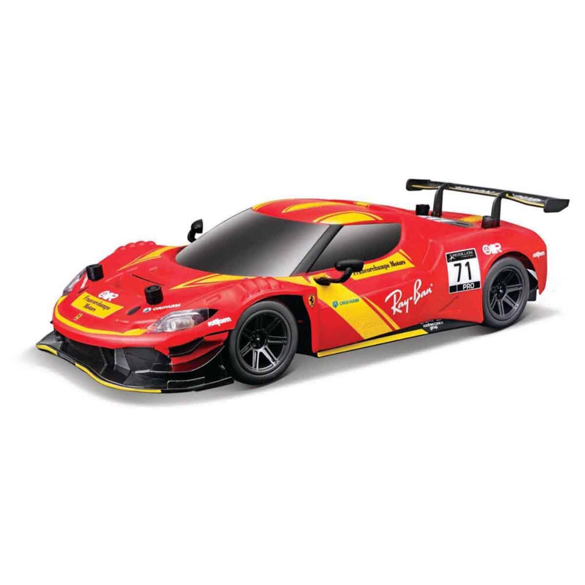 مايستو سيارة فيراري 296 GT3 1:16 بالتحكم عن بعد، للأولاد، 8-10 سنوات