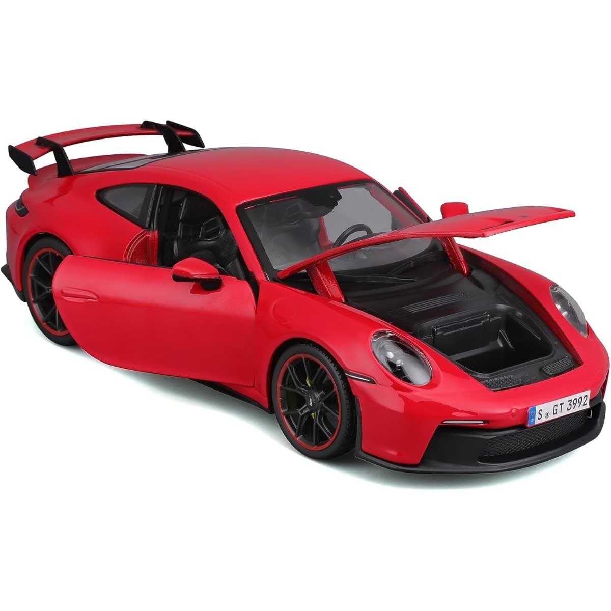 مايستو سيارة بورشه 911 GT3 2022 معدن مصبوب بمقياس 1:18 للجنسين، 8-10 سنوات