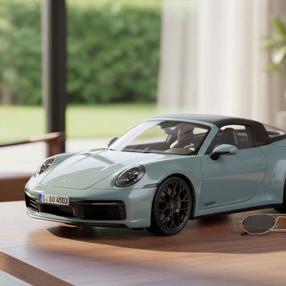 Maisto 1/18 Porsche 911 Targa 4 GTS Die-Cast Car Unisex, 3-4 Years