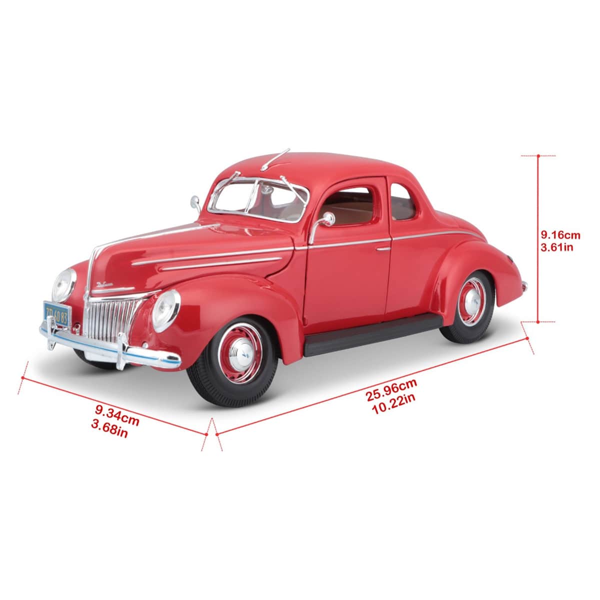 Maisto 1:18 Scale 1939 Ford Deluxe Assorted Diecast Car Boys, 3-4 Years