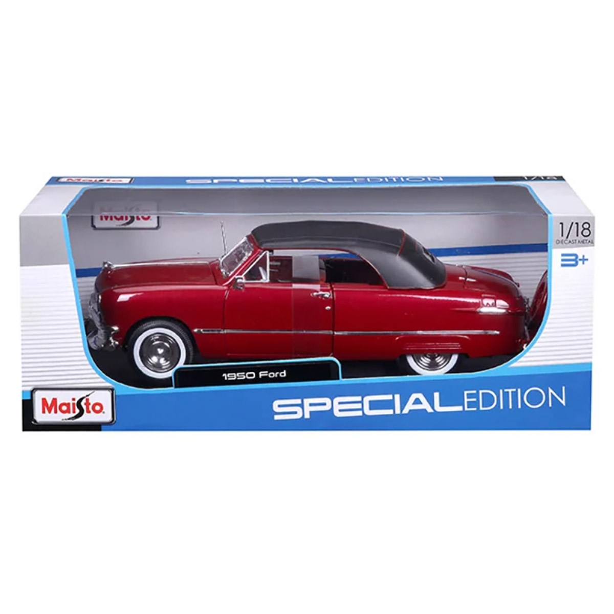 Maisto 1:18 Scale 1950 Ford Assorted Diecast Car Unisex, 3-4 Years
